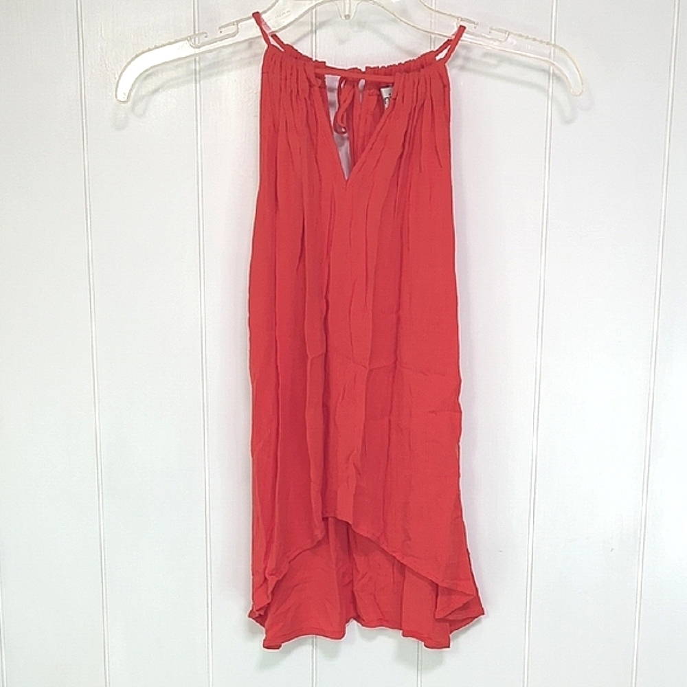 ❤️5/$25 Veronica M Vibrant Red Textured Top